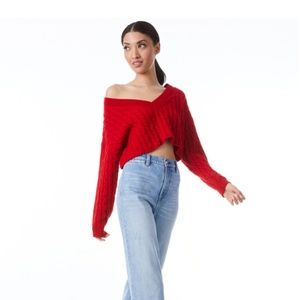 NWT Alice & Olivia Cropped Sweater